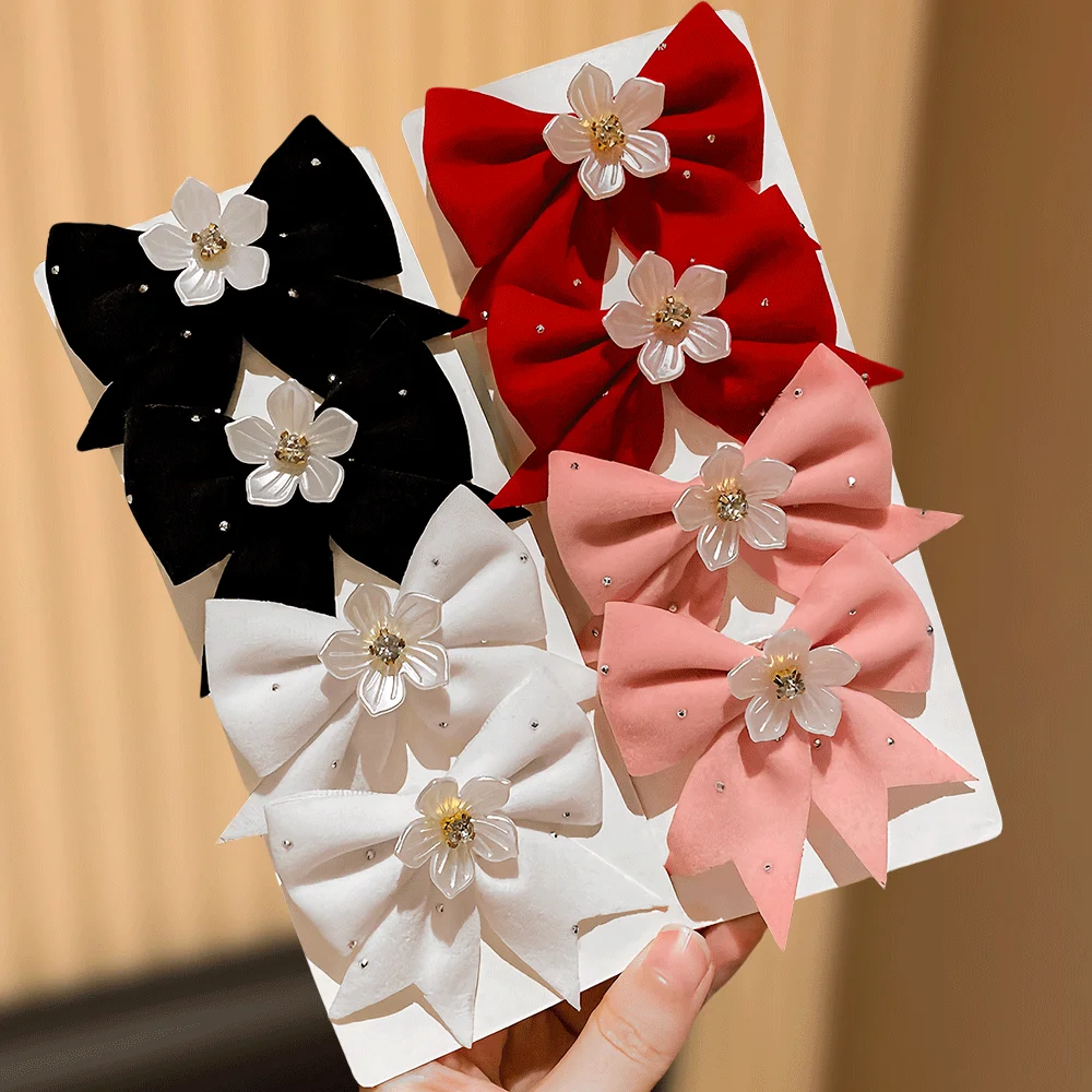 8-Pack Multi-Color Fashion Butterfly Knot Hair Clips Cute Girls Gift Sweet Atmosphere Maxed out Unique Design Hair Accessories