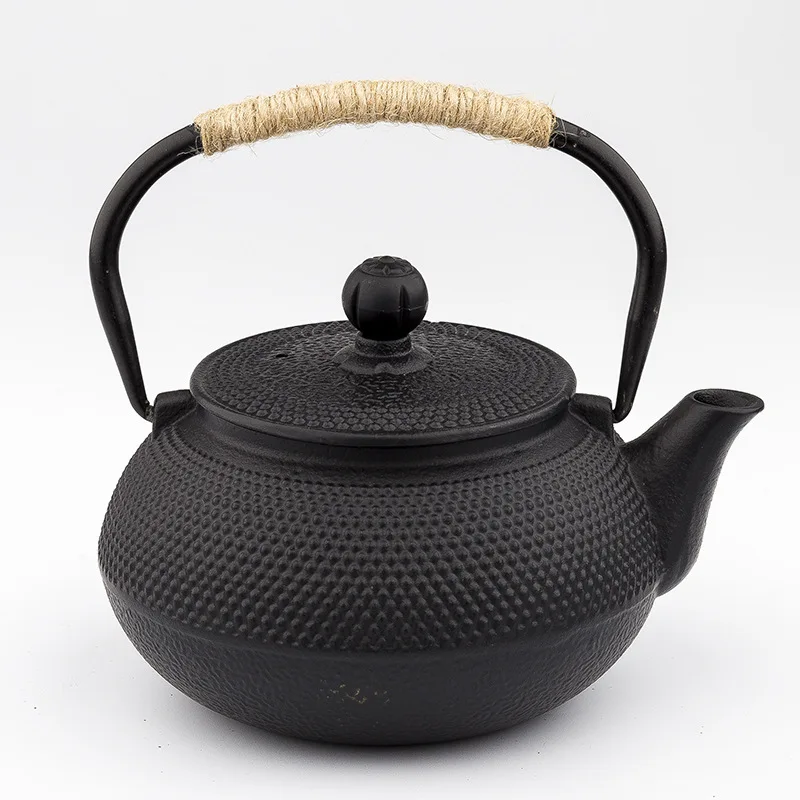 800ml Japanese Cast Iron Teapot Iron Kettle Tetsubin Teapot Comes with Strainer Flower Tea Set Decoration Ornament