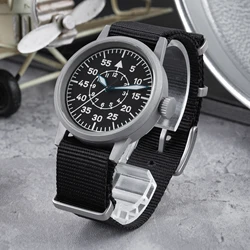 Militado ML10 Vintage Watch VH31 Sweep Second Movement 316L sandblasted coating Sapphire BGW9 100m Luminous Quartz Watches