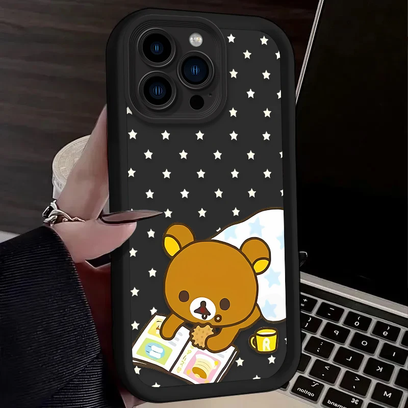 حافظة لهاتف آيفون 16E 16 15 14 13 12 11 Pro Max X XS X S Max XR SE 2020 SE4 7 8 غطاء خلفي مقاوم للصدمات