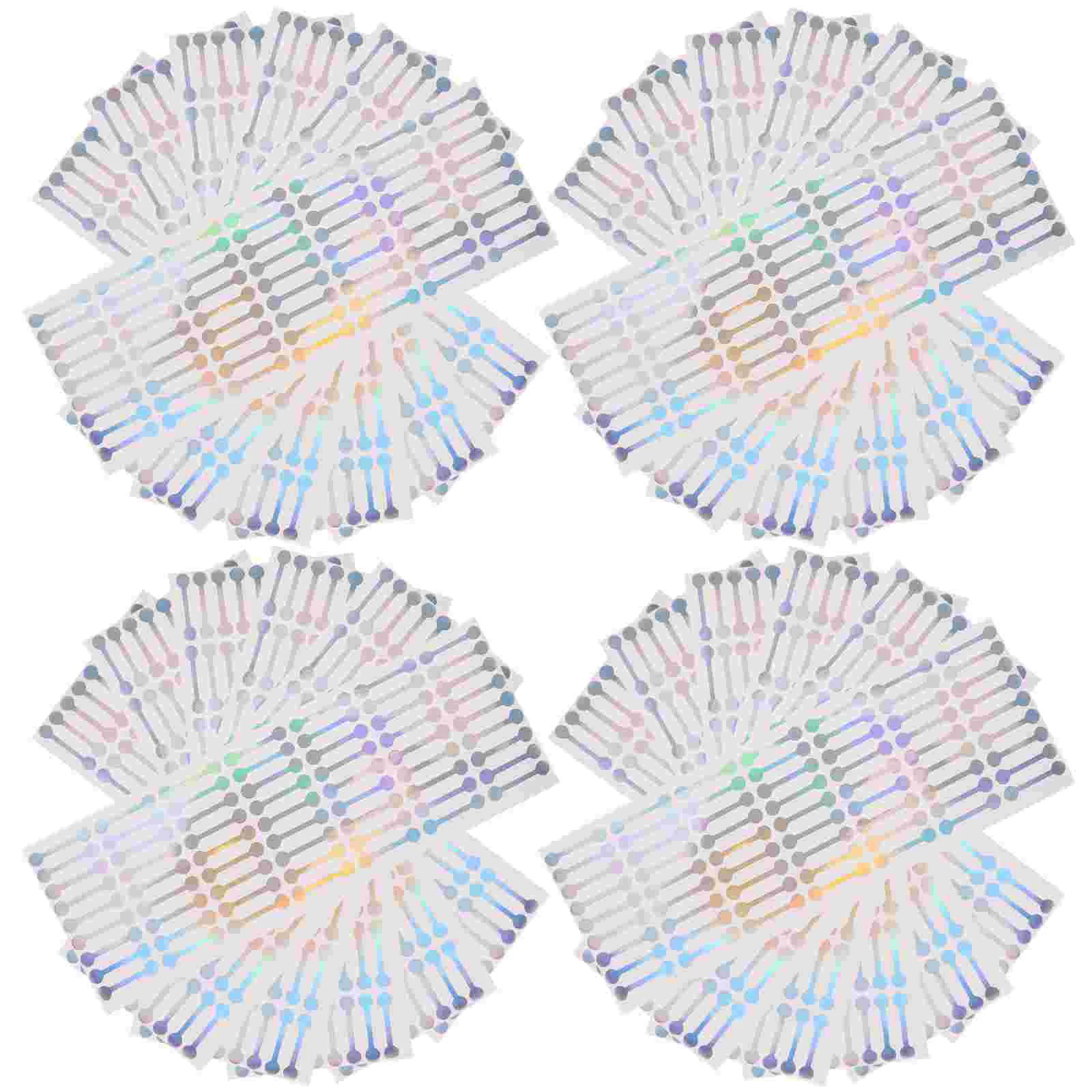 500 Pcs Label Tape Sealing Stickers Food Labels Tag for Boxes Candy Mini