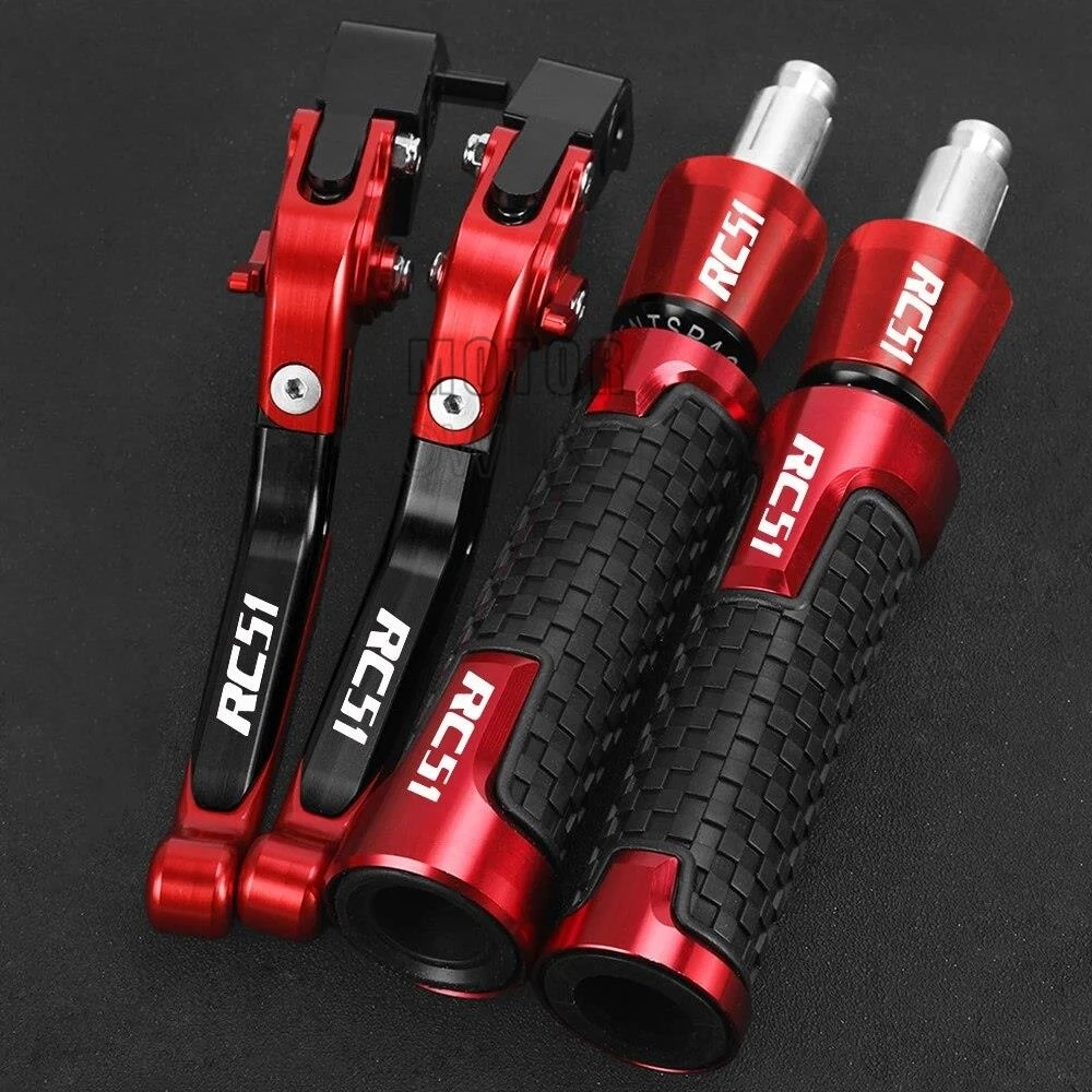 

Adjustable Brake Clutch Lever Handlebar Handle Bar Grips For HONDA RC51 RVT1000SP RC 51 2001 2002 2003 2004 2005 2006 RVT 1000SP