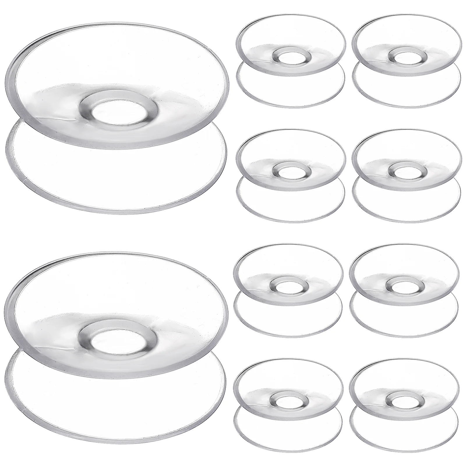 10pcs 30mm Double Sided Suction Cups Sucker Pads for Glass Plastic 30mm suction cups Dual side suction cups