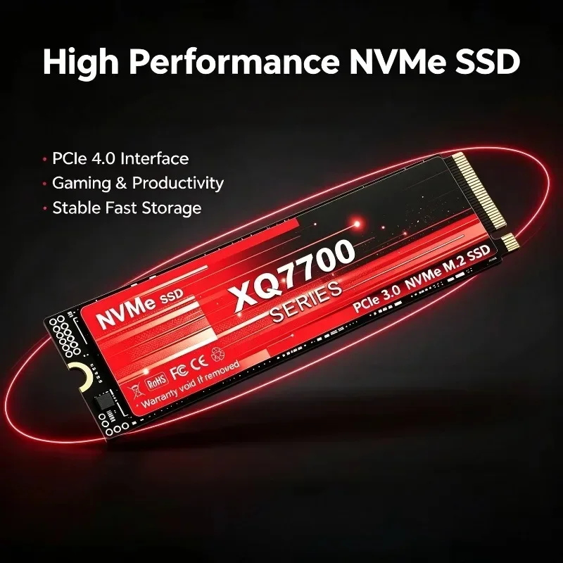 Brand New XQ7700 NVMe SSD M.2 PCIe3.0 Hard Disk 500GB 1TB 2TB 4TB High Performance Solid State Disk Fast Backup for Desktop PC