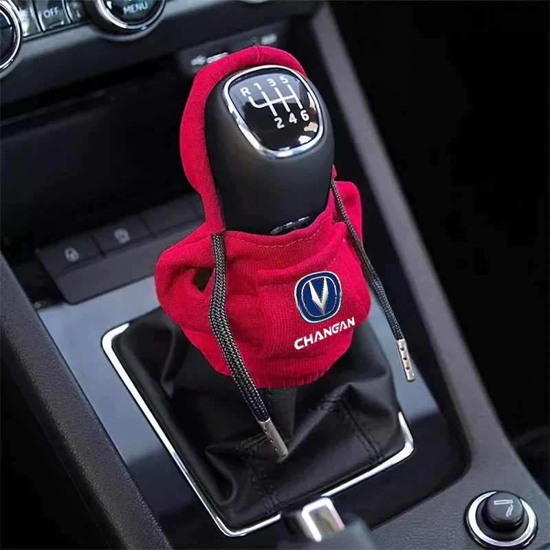 1PCS Hoodie Car Gear Shift Lever Cover Car Interior Decorations For Changan CS75 CS35 CS15 CS95 RAETON CX70 CS55 EADO CS15EV etc