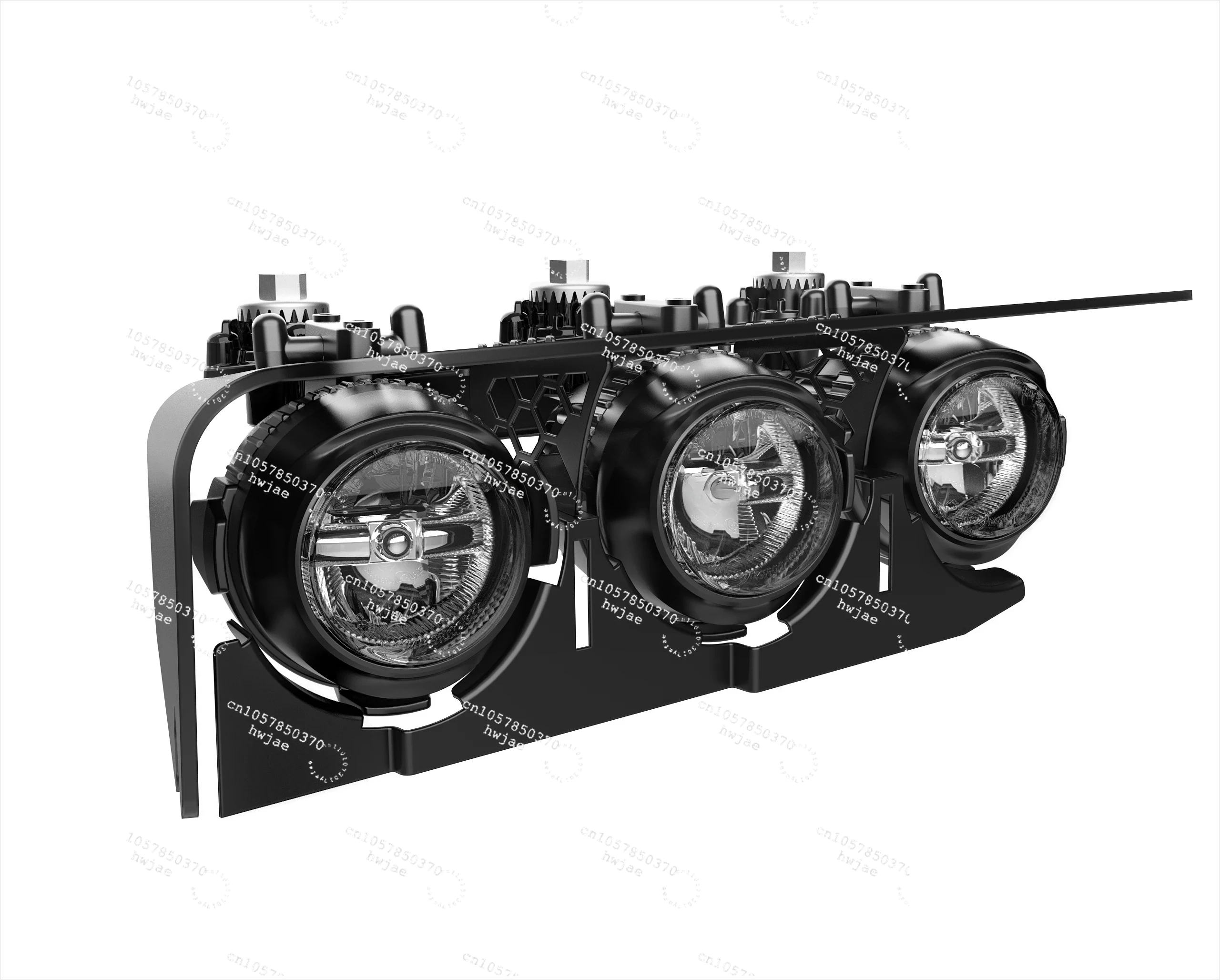 Upgraded versionBumper Performance LED Fog Light Kit For 2021-2025 Ford Bronco 2 Door 4 Door Auto Driving Fog Lamp