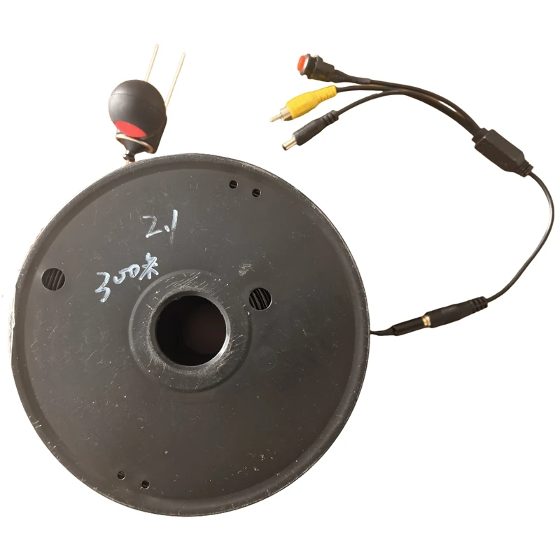 ด้วยสาย 300 เมตร 5 นิ้วแบตเตอรี่ในตัวจอแสดงผล HD กล้องค้นหาปลาตรวจจับใต้น้ํา