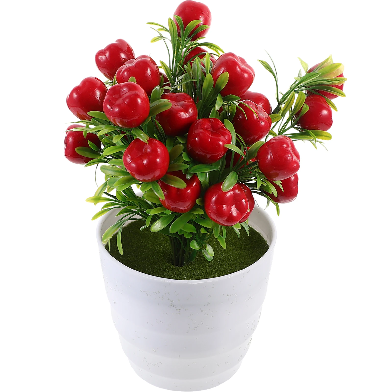 

Decor Artificial Flower Ornament Fake Decorative Plants Pot Outdoor Faux Bonsai Tree Flowers