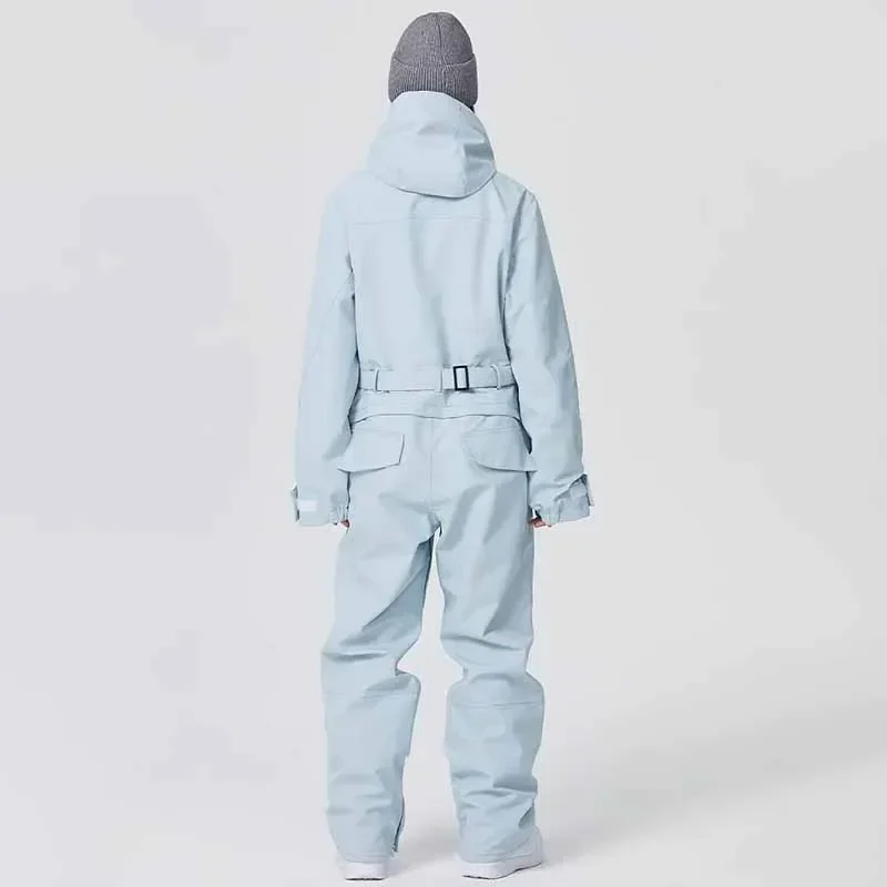 Outdoor Ski Suites Winter Snow Set Windproof Hooded Thermal Skiing Jacket Pant Waterproof 2025 New Snowboard Wear Men Women