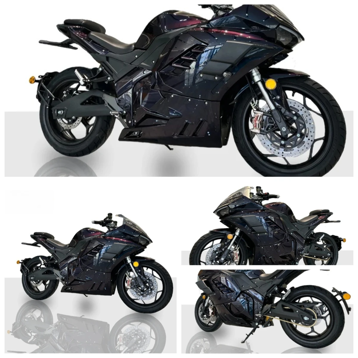 Strovan Motorcycle Single Swing Arm Rim 8000w Racing Off Road High Speed 140KM/H Electric Motorcycle For Adult