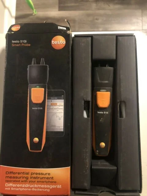 حار بيع Testo 510i Smart Probe Tesco 549i كاشف الضغط العالي لخط الأنابيب الصغير مع تشغيل الهواتف الذكية