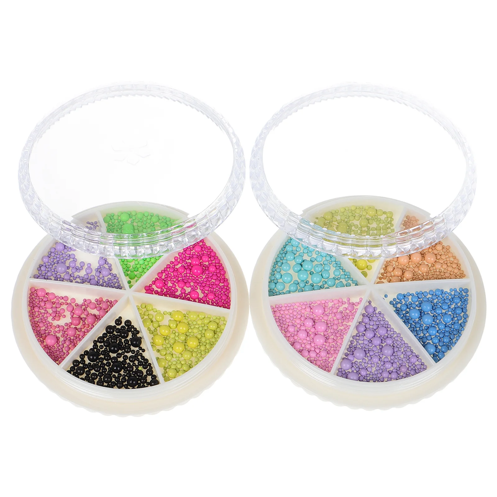 

2 Boxes Mini Nail Macaron Colored Steel Balls Miss Decor Tiny Beads Jewelry Decorations