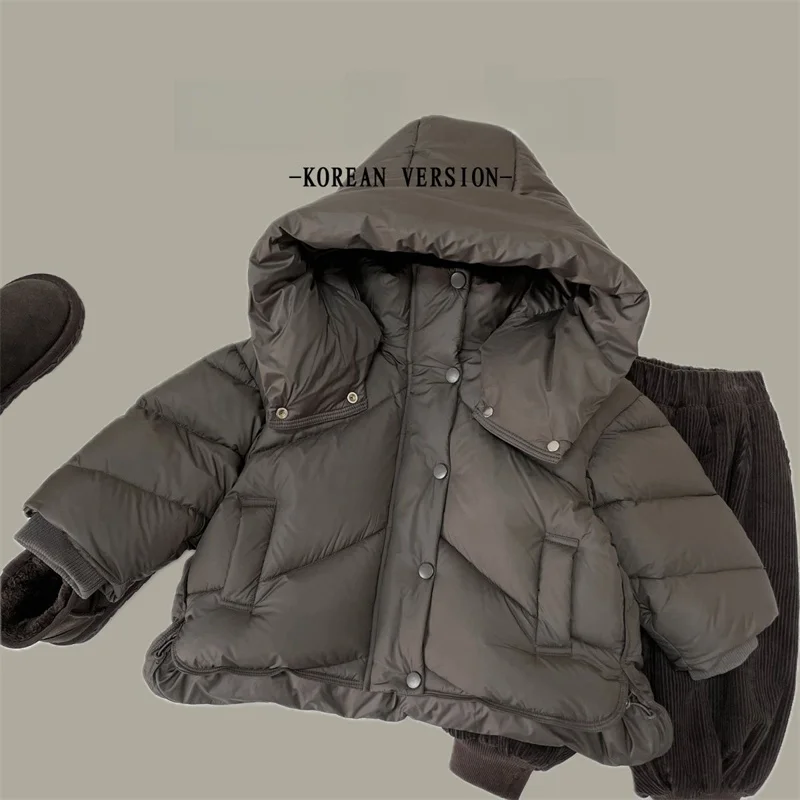 Girls Coat Overcoat Jacket Windbreak Outerwear 2024 Casual Winter Autumn Warm Cotton Christmas Gift Children's Clothing