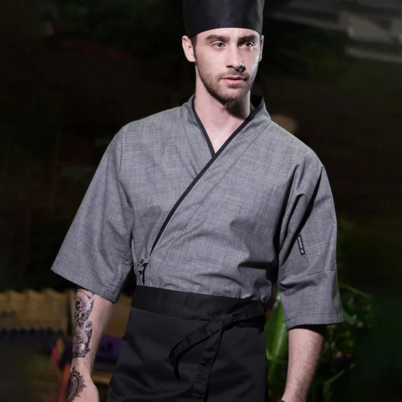Customized Logo Cuisine Sushi Chef Jackets
