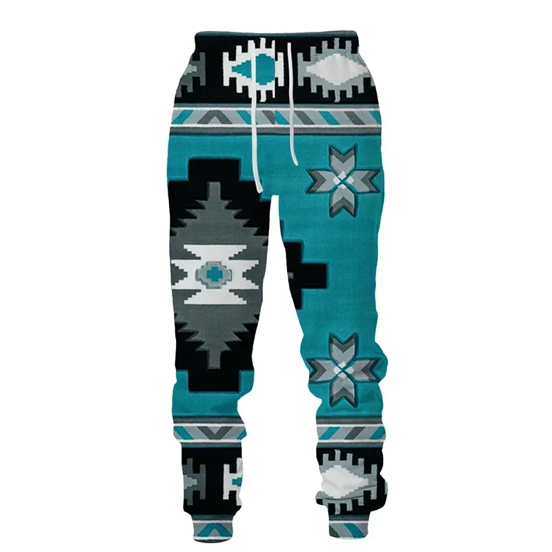 New Year Mayan Culture Y2k Pants Man Autumn Winter Casual Mens Sweatpants 3D Printing Tops Outdoor Streetwear Hip Hop Trousers