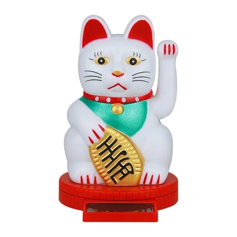 

5inch Electric Waving Arm Lucky Cat Cashier New Store Opening Gift Chinese Cat Decoration