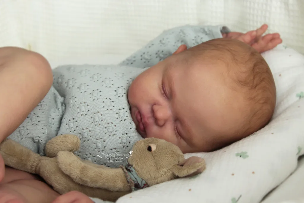 24'' Awake Pickle Reborn Doll Pre-Painted 3D Skin Finished Doll Parts