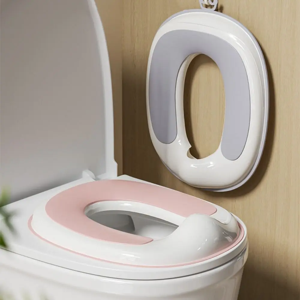 

Брызгозащищенный дизайн, детское сиденье для унитаза, подвесное нескользящее сиденье для приучения к горшку, сиденье для унитаза, портативное сиденье для унитаза