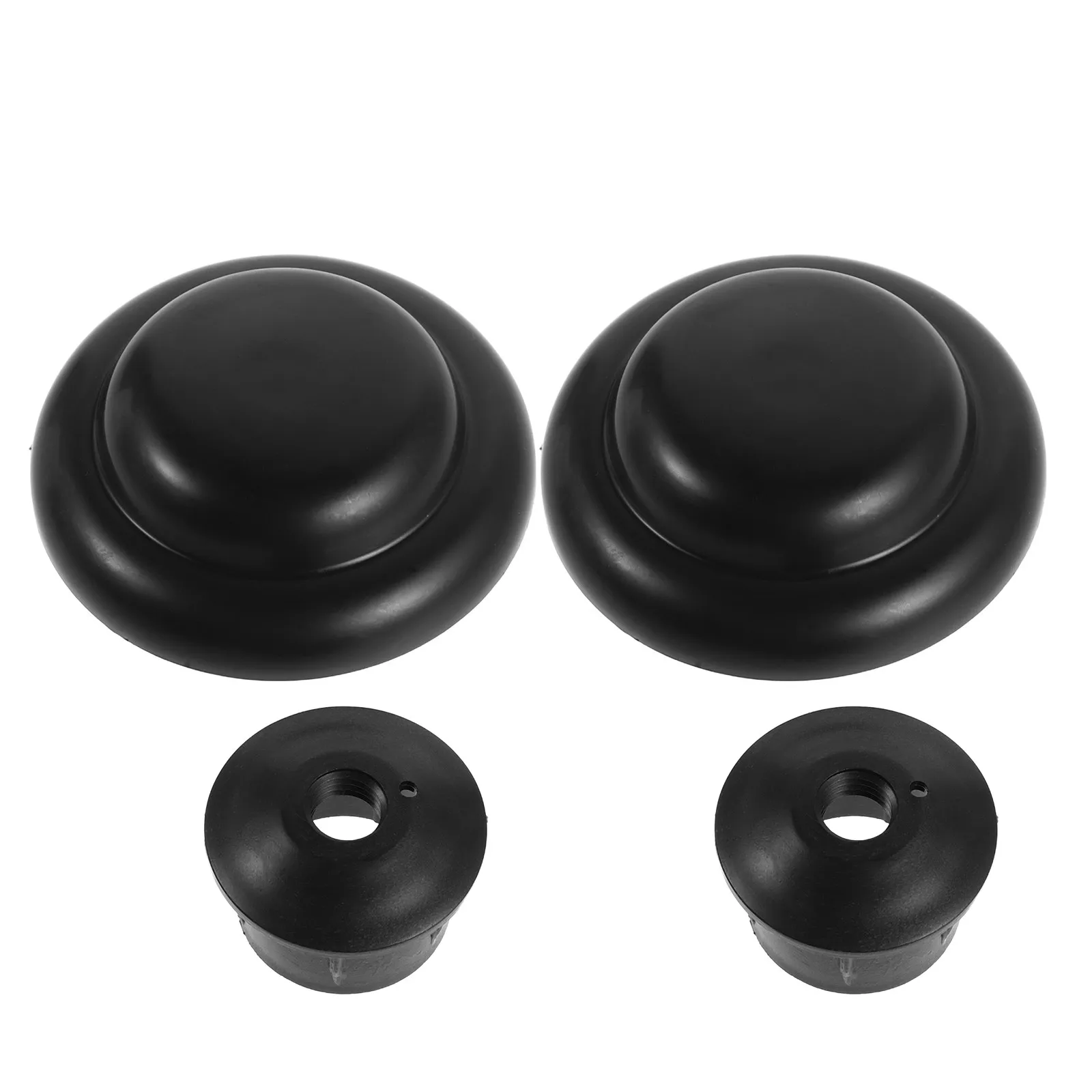 2Pcs Patio Umbrella Cap Replacement Rainproof End Caps Plastic Parasol Pole Cover Outdoor Umbrella Accessories Garden Sunshade