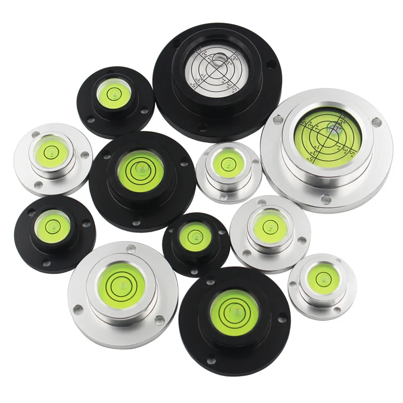 

Haccury F01 Series Multi-Diameter Flange Spirit Level Bubble Beads with Base Horizontal Instrument Parts Customizable
