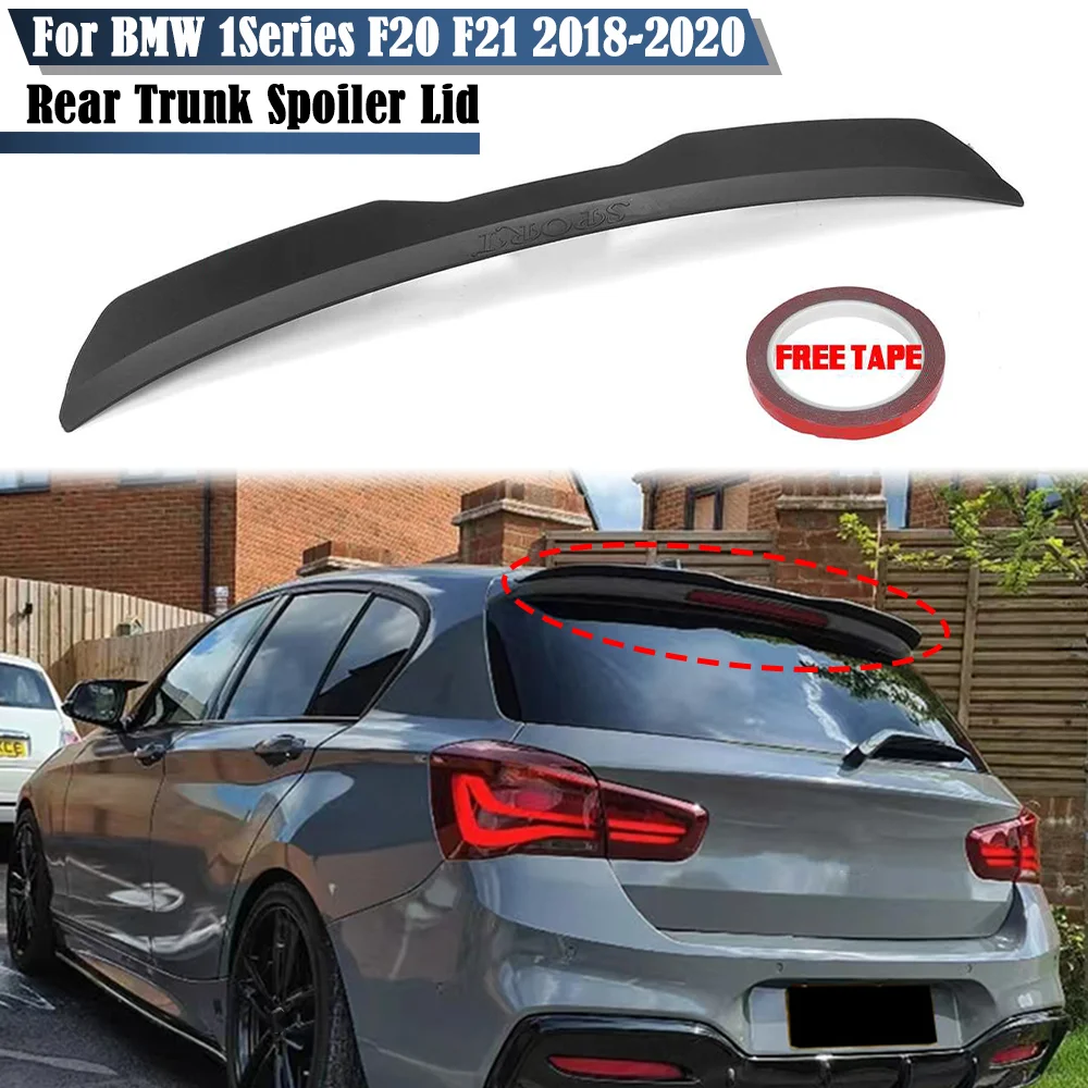 

Car Rear Roof Spoiler Lip Wing Lip For BMW 1Series F20 F21 116i 120i 118i M135i 2018-2020 Car Tail Wing Decoration Strips