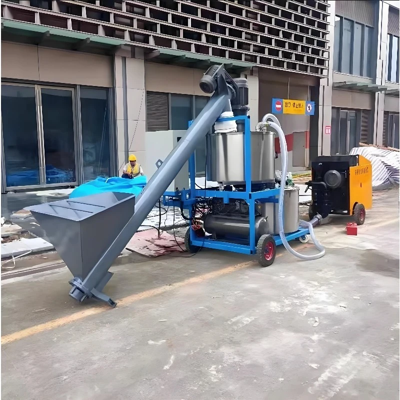 Mobile Integrated Cement Foaming Machine Complete Production Line For Urban And Rural Floor Heating Bathroom Backfill