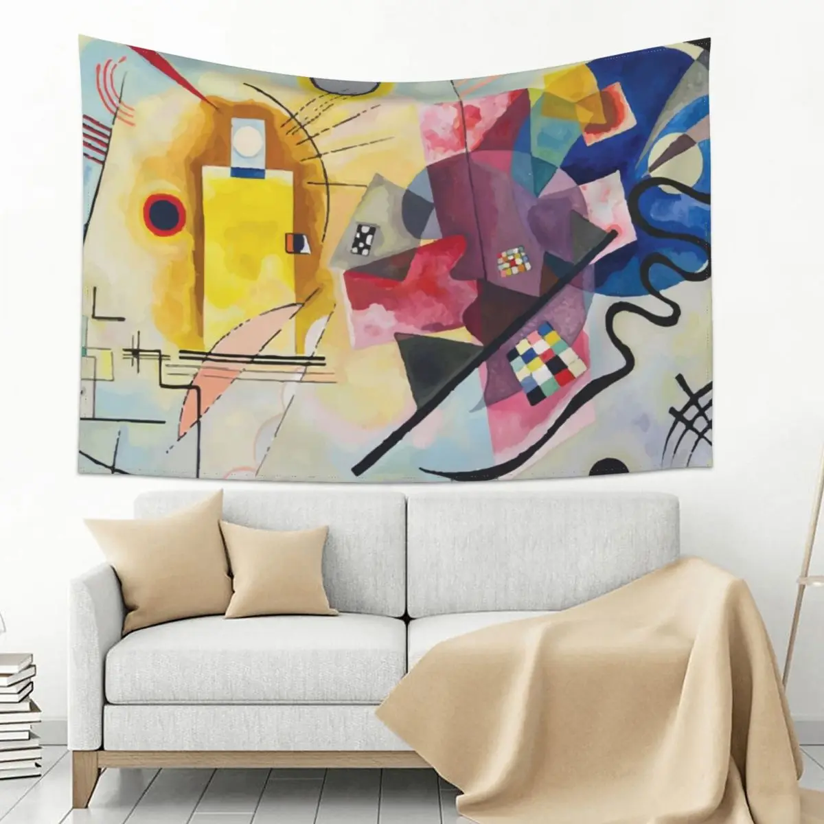 

Wassily Kandinsky | Yellow-Red-Blue Tapestry