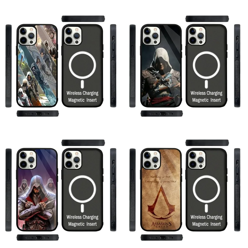 

A-Assassins Game C-Creed Phone Case Strong Magnetic For IPhone 16,15,14,13,Pro,Max,Plus,11,12,Mini For Magsafe Wireless Charging