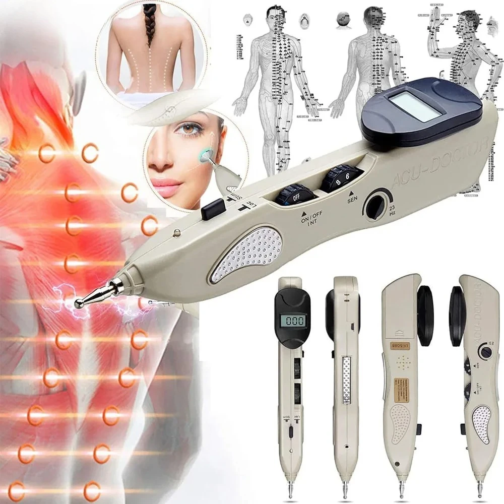 

Электронная акупунктурная ручка-детектор точек TENS, массажер для акупунктуры, терапия боли, энергетическая ручка для меридианов, стимулятор мышц