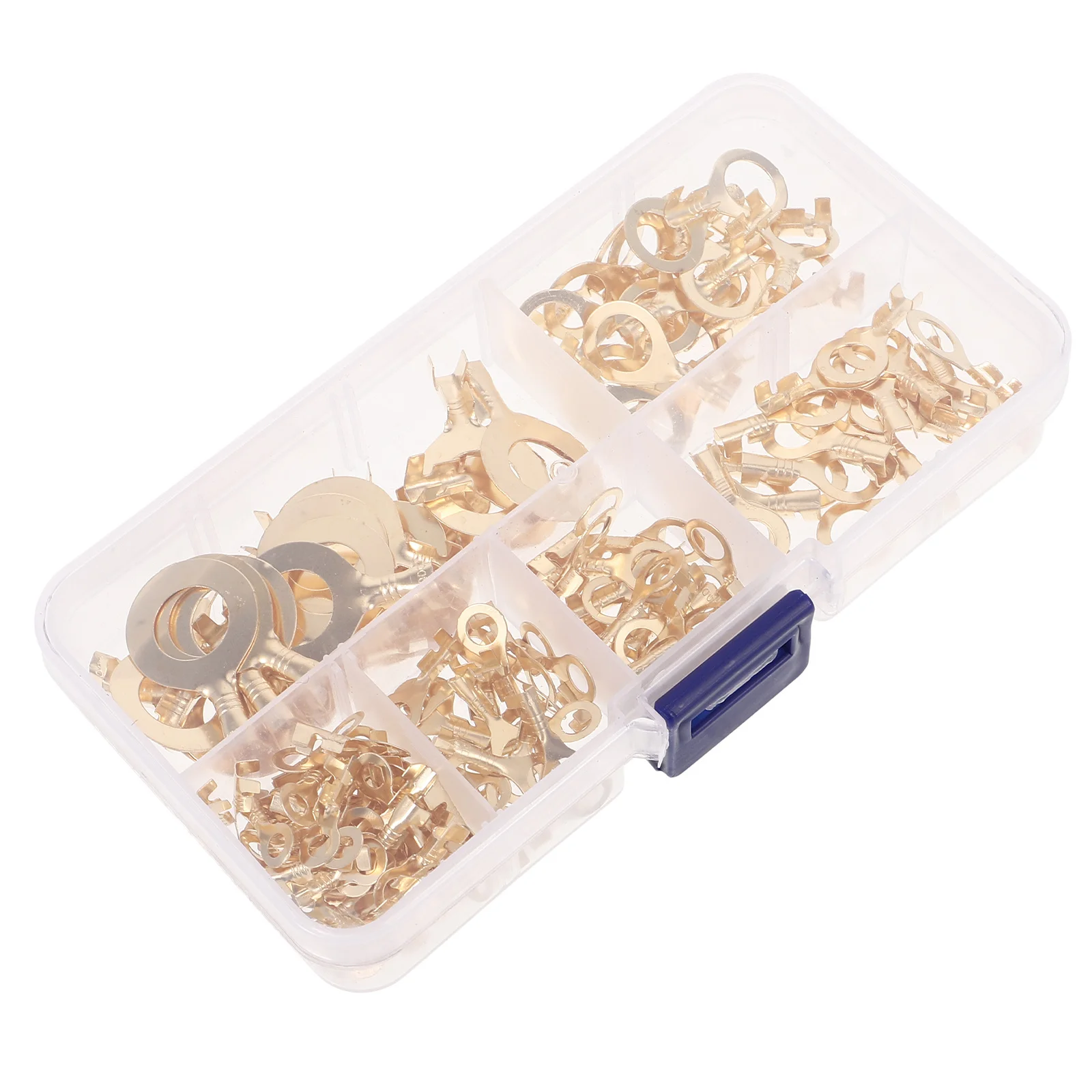 

1Set Wire Terminals Ring Connectors Stable Electrical Wiring High Heat Resistance Multiple Size Options Cable Terminal