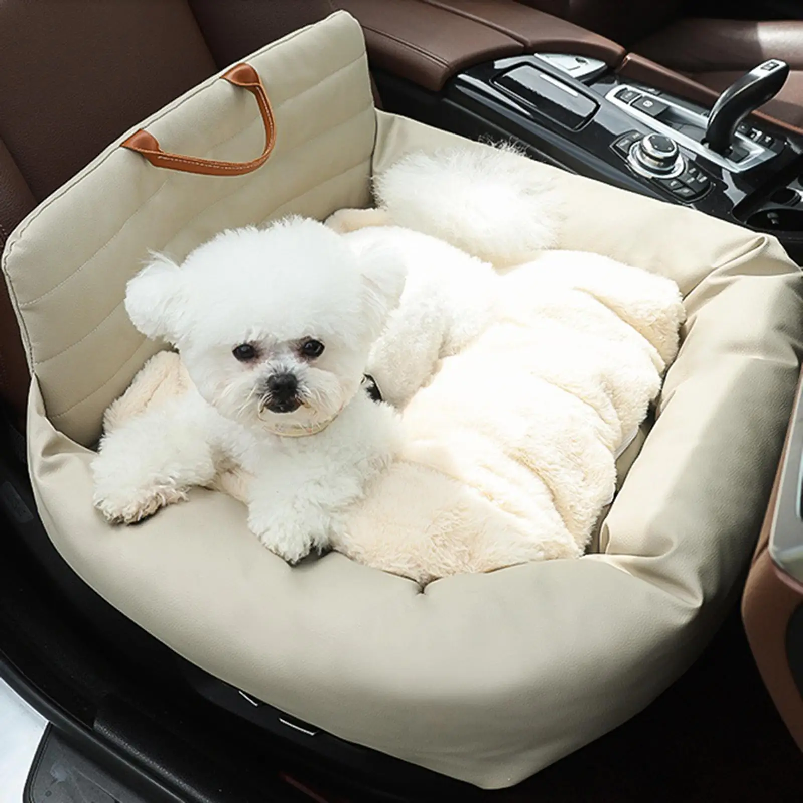 

Dog Seat Sofa Soft Nonslip Dog Car Seat for Small Dogs Puppy