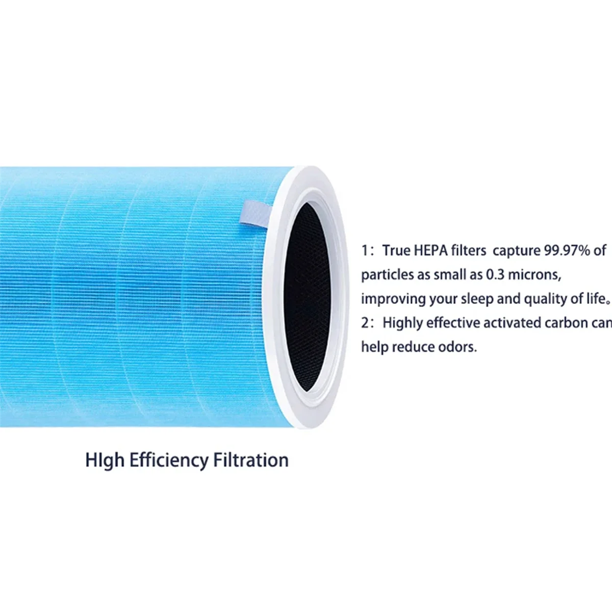 AUU-For Pro H Hepa Filter Activated Carbon Filter Pro H for Air Purifier Pro H H13 Pro H Filter PM2.5 Clean