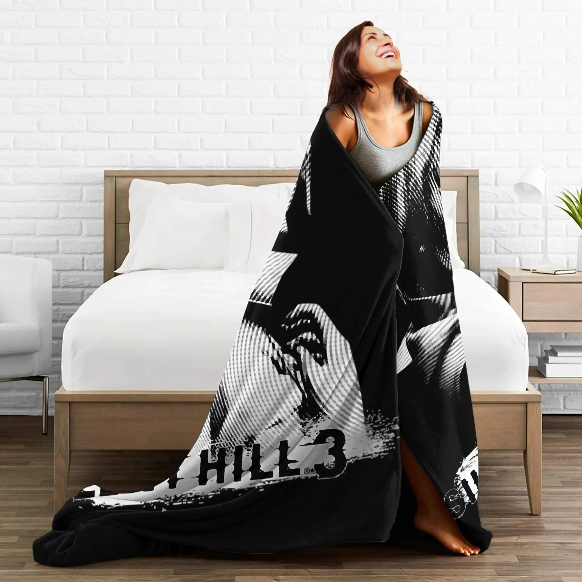 سايلنت هيل الفانيلا بطانية الشتاء هيذر شيريل ميسون سوبر لينة رمي بطانية للأطفال الكبار الأريكة الجمالية المفرش #5