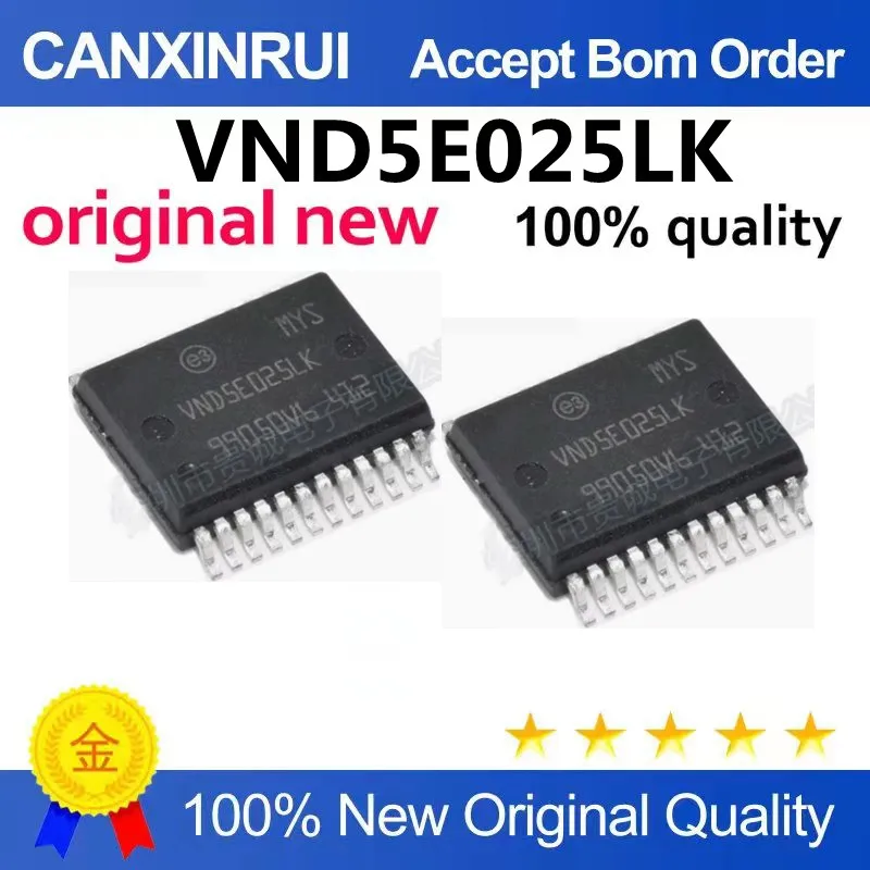 (5-100piezas)VND5E025LK Turn Signal Control Chip SMD 24 Pins Professional Automotive