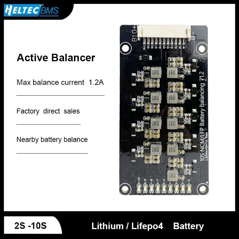 Wholesale 1.2A Balance Li-ion Lifepo4 Battery Active Equalizer Balancer Energy Transfer BMS 3S 4S 6S 8S 10S 13S 14S 16S 17S