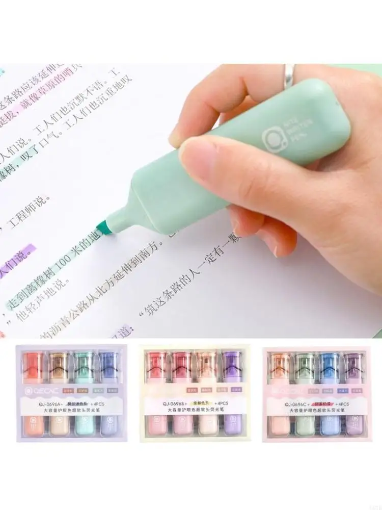 

M5TB 4 PCS Lovely Highlighters Нетоксичный маркер для подсказки долот