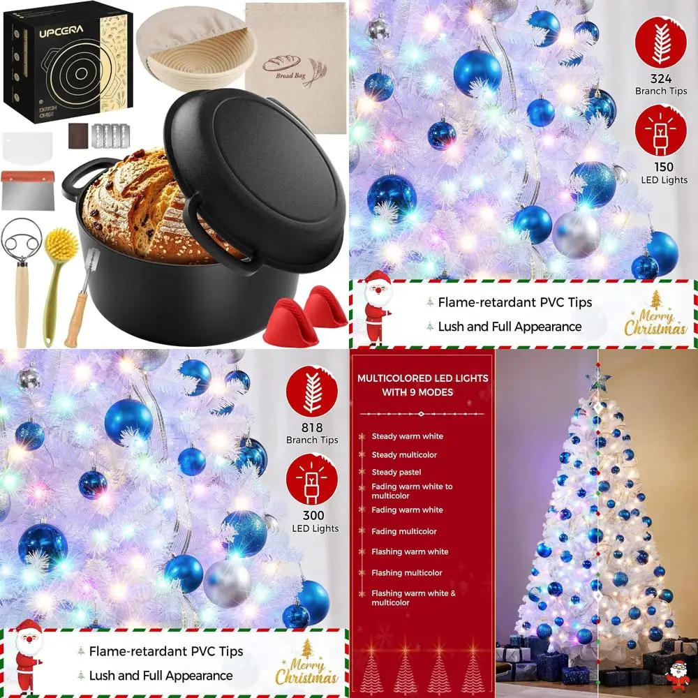 

Cast Iron Dutch Oven for Bread Baking and Proofing, 2-in-1 Bread Making Pan with Lid, Perfect for Sourdough Starter Kits