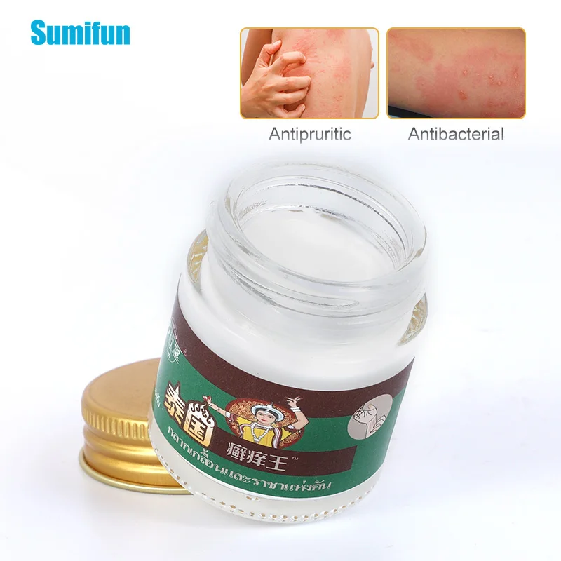 

30g Thailand Ringworm Itching Cream Antibacterial Skin Care Ointment Psoriasis Eczema Foot Odor Sweat Ringworm Treatment Plaster