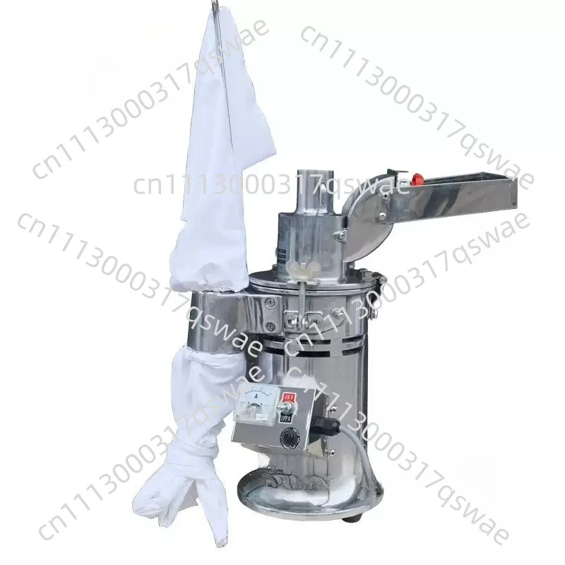 Automatic Continuous Feed Stainless Steel Hammer Mill Spice Grain Grinder