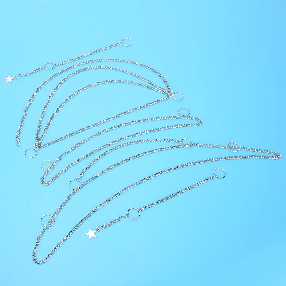 DIY Silver Hair Braid Chain Punk Style Small Hanging Beads DIY Hair Decoration Decorative Stylish Braid Chain Set For Wedding
