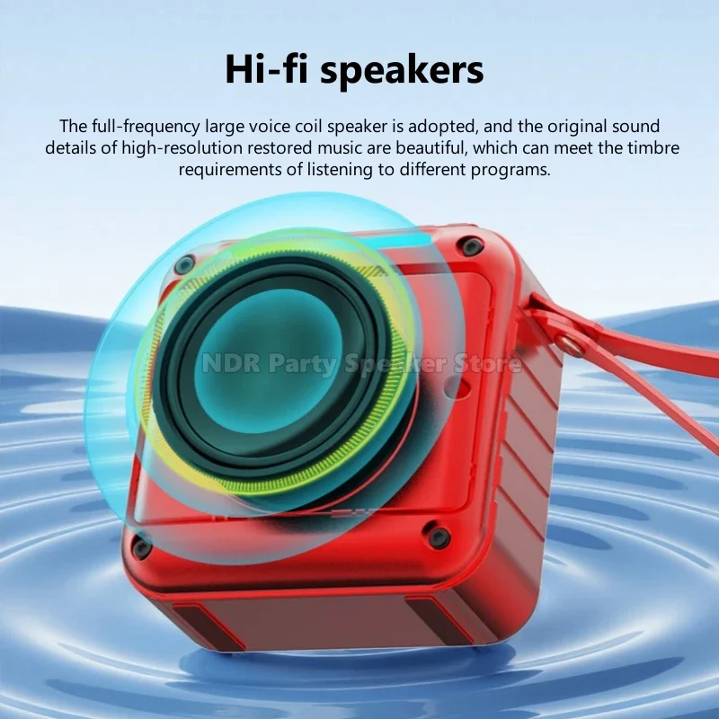 10W Bluetooth Kleine Lautsprecher Für Ältere Menschen Geschenk Lautsprecher Recorder Multifunktionale Tragbare TF Karte/USB/AUX MP3 Player