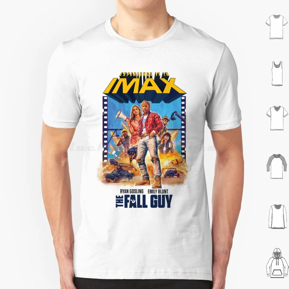 

Футболка Fall Guy 6xl, хлопковая крутая футболка Fall Guy Movie Art