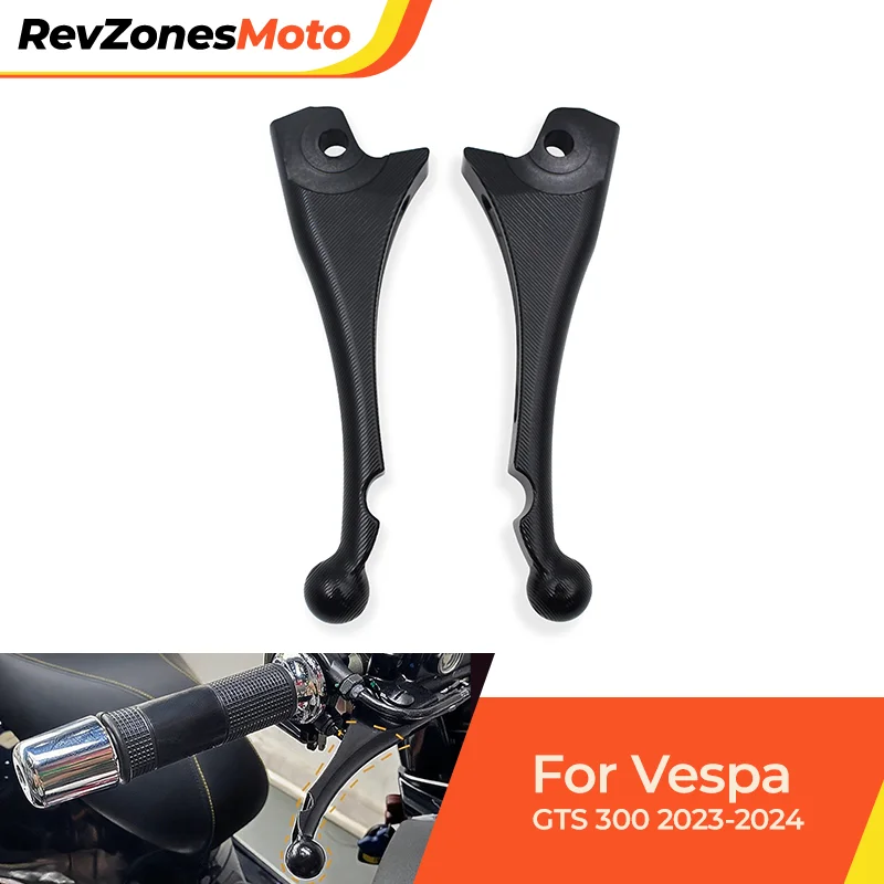 

Vespa GTS300 2023-2024 CNC Aluminum Brake Clutch Levers Motorcycle Handlebar Control Levers Set