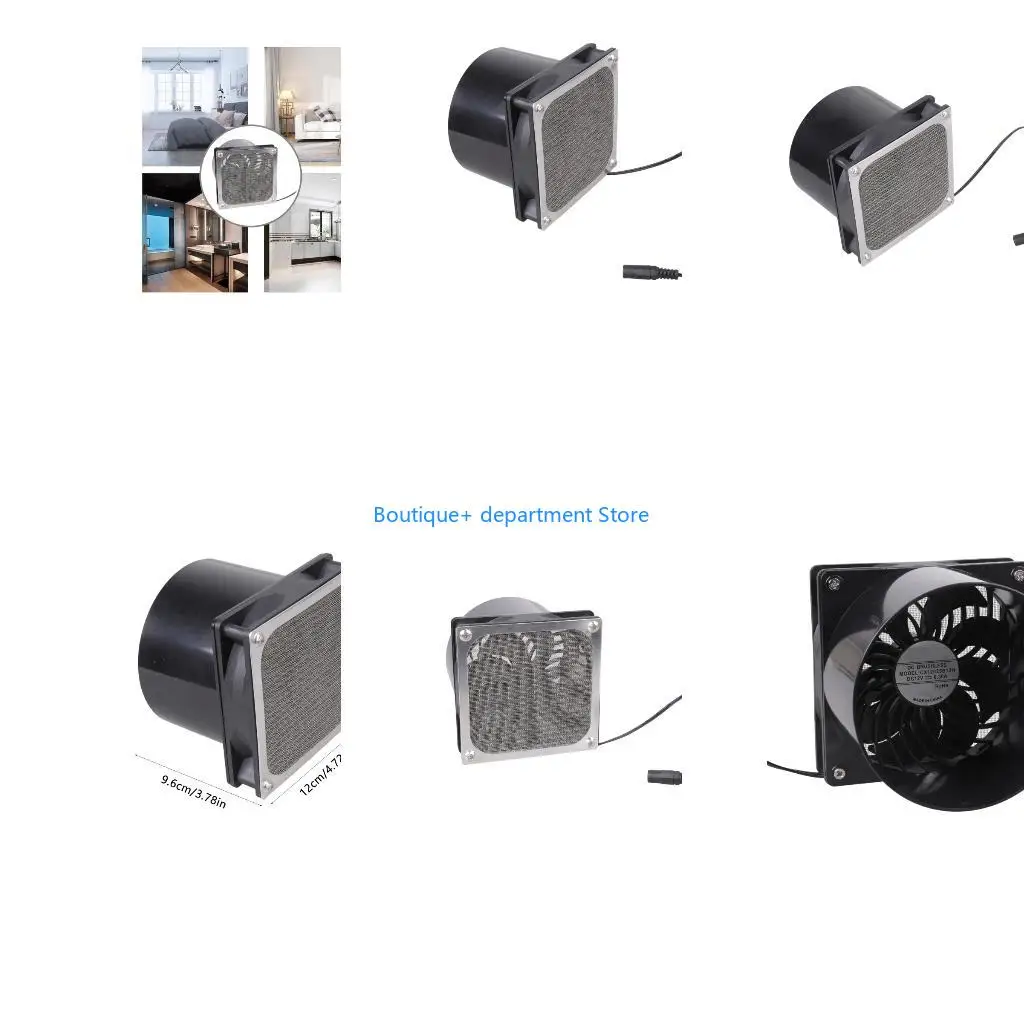 E1PD Compact 12V 0.3A Blower Fan Featuring 5.5x2.1mm Plugs DIY Cooling Fan for Air Flows in Various DIY Applications