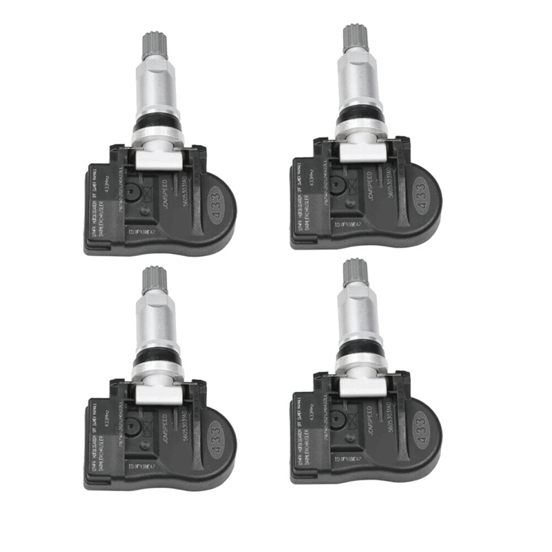 4PCS TPMS Tire Pressure Monitoring Sensor 56053031AD For Chrysler 300 Dodge Fiat 500X Jeep Grand Cherokee Ram 1500