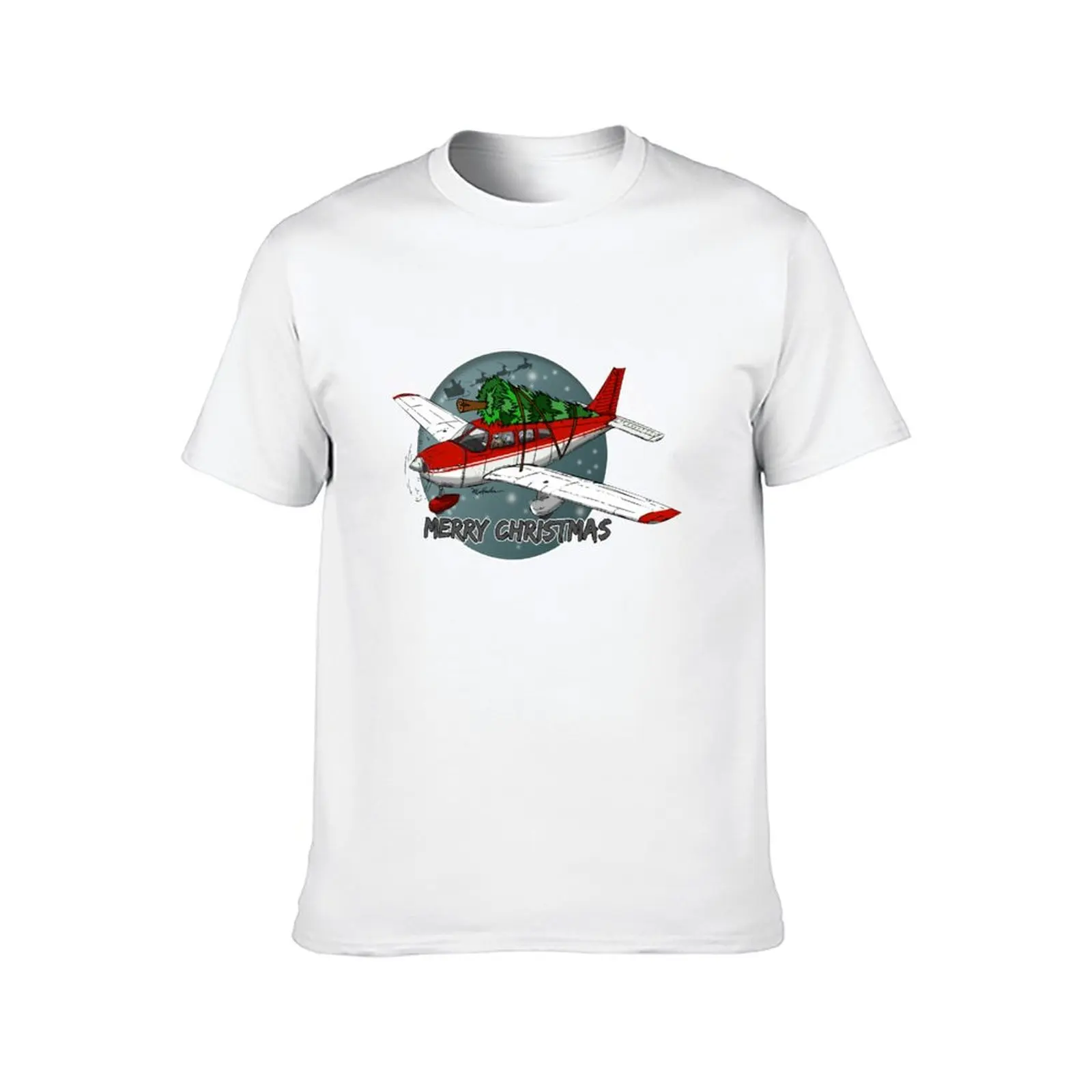 Piper Cherokee Christmas T-Shirt t shirts cotton 100% man t shirt luxury t shirts for man cotton soft T-Shirt