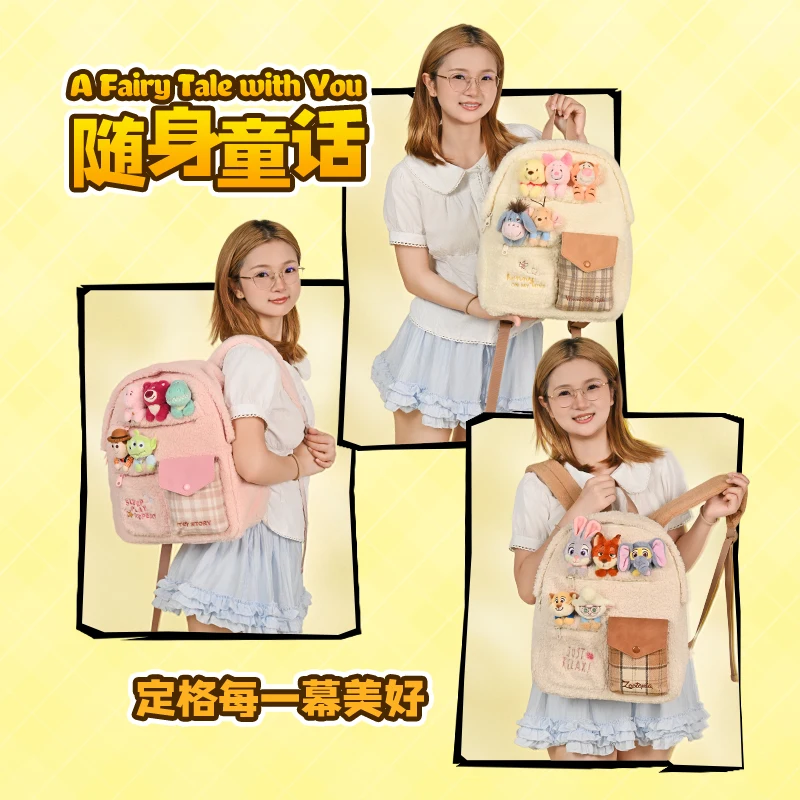 กระเป๋าเป้สะพายหลังดิสนีย์ วินนี่เดอะพูห์ ลายหมีน้อยน่ารัก พร้อมช่องใส่หนังสือสำหรับเด็ก นักเรียน ใช้เดินทาง ใส่แล็ปท็อป มีพอร์ต USB กำลังเป็นที่นิยม