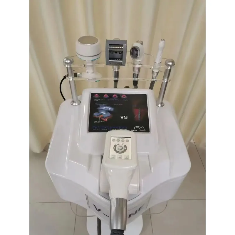 2025 آلة تخسيس وتشكيل الجسم V9 المحمولة آلة التصريف اللمفاوي شد الوجه وإزالة التجاعيد