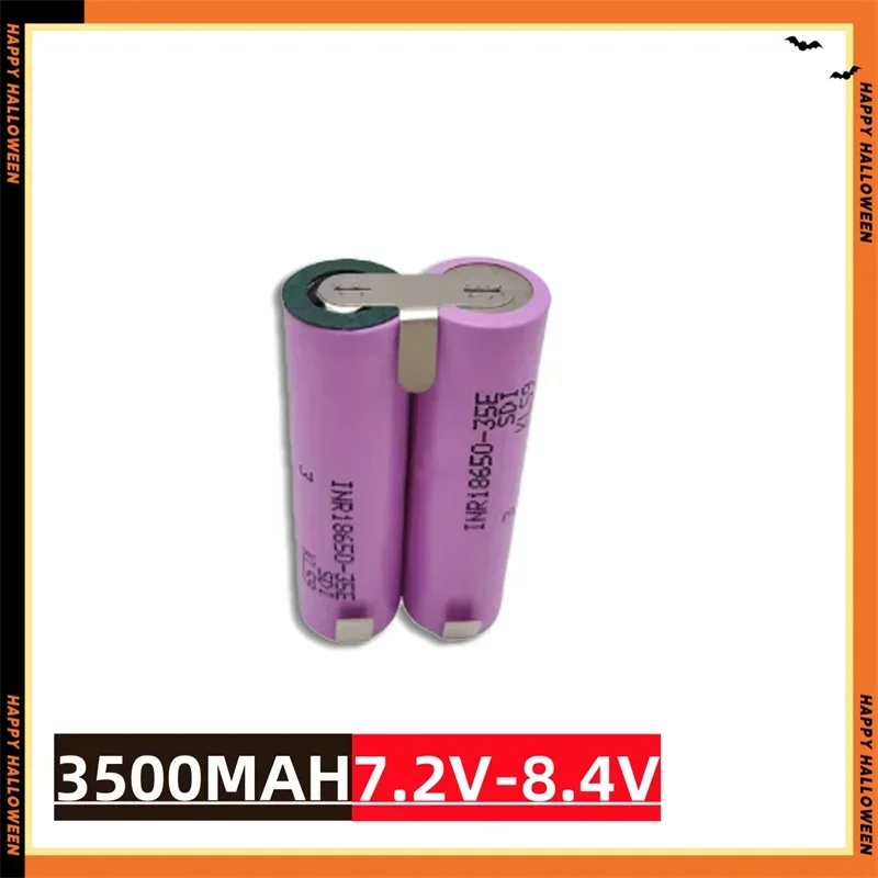 2S1P-6S2P 18650 35E 3500mAh 7000mAh 7.4V 12.6V 14.8V 18V 25.2V 29.6V voor Schroevendraaier Batterijen Lassen 18650 Batterij