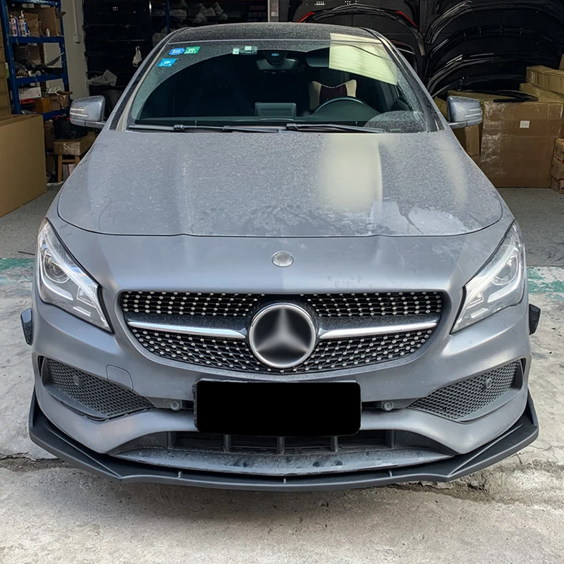 

For Mercedes Benz CLA Class CLA200 CLA250 2013-2022 Car Body Kit Accessories ABS Rear Bumper Lip Side Sport Splitter Spoiler